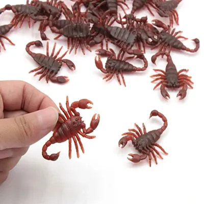 Lustiger Skorpion-Streich, Witz-Gadgets, Scherz-Spielzeug, Halloween-Imitation, Insekt Image