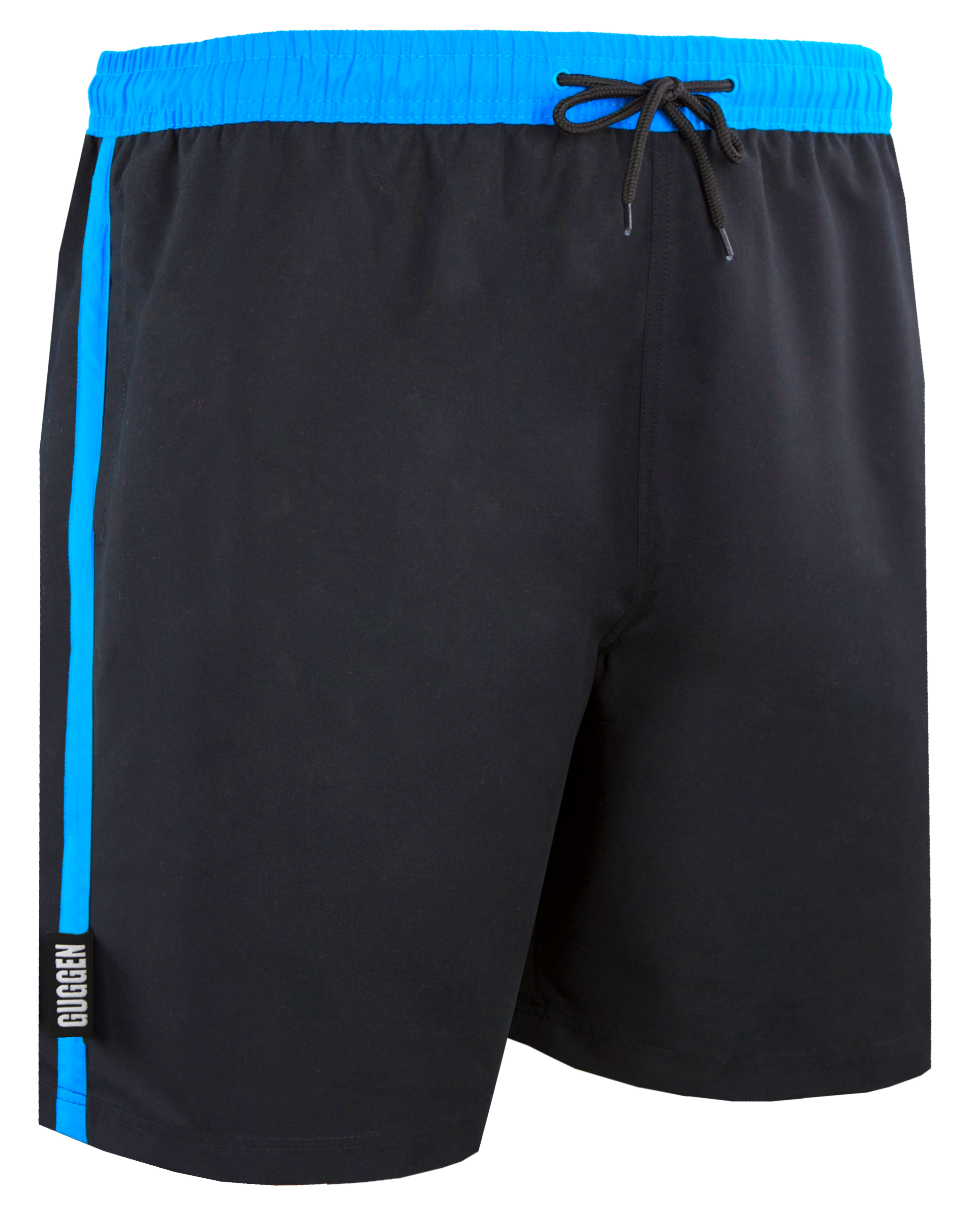 Herren Badehose mit Muster Streifen Blau Image