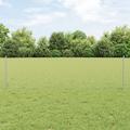 Pali per Recinzione 5 pz U-Channel 60 cm Acciaio Zincato, Recinzione Esagonale 0.6x10 m Acciaio