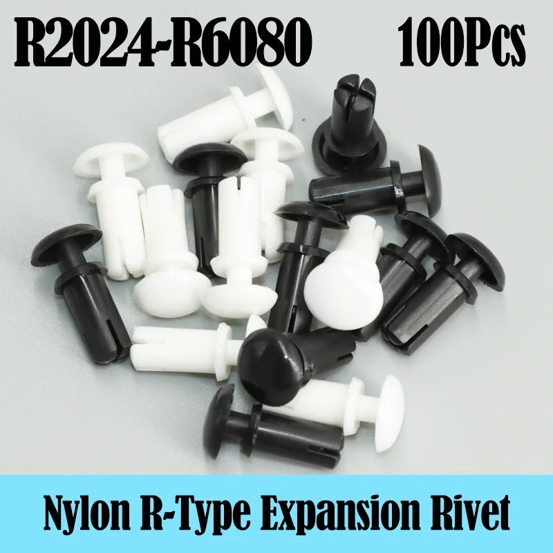 Rivetto in nylon Premendo il pulsante Plastica Tipo R Espansione Chiodo Distanziatore Distanziatore Distanziatore Fibbia Clip Computer PCB Scheda PC Fissaggio della scheda madre
