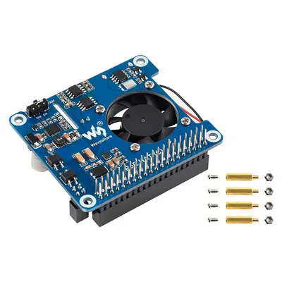 Waveshare POE HAT (C) for Raspberry Pi 4B/3B+, Power Over Ethernet HAT, Support IEEE