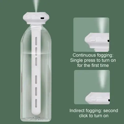 Quiet USB Air Humidifier Aromatherapy Diffuser Portable Spray Cool Mist Purifier without Water