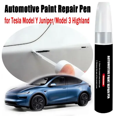 Automotive Paint Repair Pen for Tesla Model 3 Highland Model Y Juniper Touch-Up Pen Paint Scratch