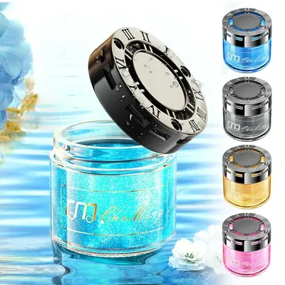 Flowing Sand Solid Fragrance New Car Aromatherapy High End Car Logo Car Aromatherapy Seat Decoration