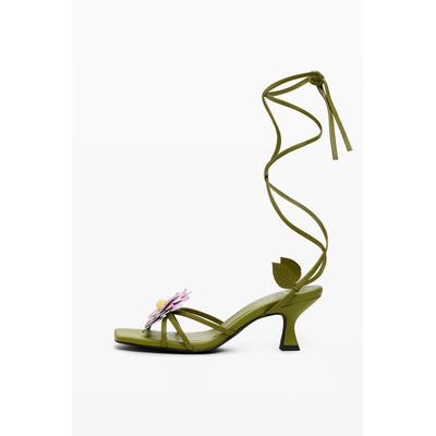 Tyler McGillivary floral heel sandal