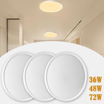 TEMU 36w/48w/72w Led Ceiling Light, Damp-proof Light, Damp-proof Lamp, Round Lamp, Ceiling Lamps Ip44 Rating Warm White Image