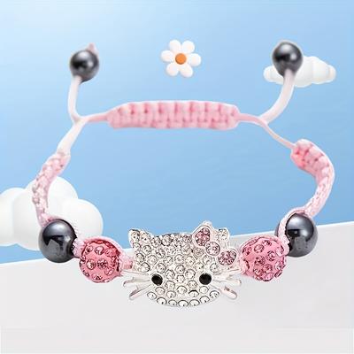 TEMU Animation Cat Bracelet Bracelet Adjustable Bracelet Bracelet Daily Versatile Wear And Couples Gift Jewelry Gifts Day Surprise Gifts Image
