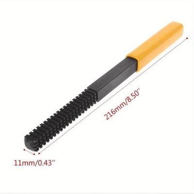 TEMU Thread Repair Restorer File - Metric Pitch 0.75-3mm, Manual Thread Restoration Tool, No Electricity Needed, Metal Construction, Damaged Thread Cleaner For Hardware Diy Image