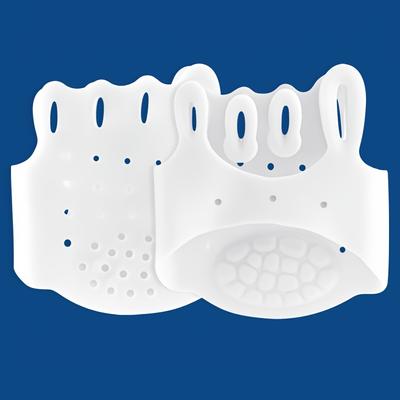 TEMU Silicone Insoles, 1 Pair - Wear-resistant, Non-slip, Lightweight, Soft And , Shock-absorbing Foot Pads, Shoe Pads Inserts For