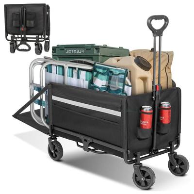 Homecall - Bollerwagen Faltbar Gartenwagen Handwagen Strandwagen Klappbar Transportwagen ( Image