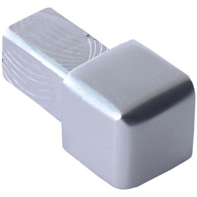 Dalsys Endstück für Fliesenschiene Quadratprofil Aluminium (eloxiert), Fliesenprofil - Chrom Image