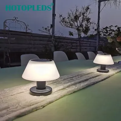 LED outdoor table light solar Rechargeable Cordless Desk Lamp Solar LED Light rechargeable Solar light Home Decor Bedside Light