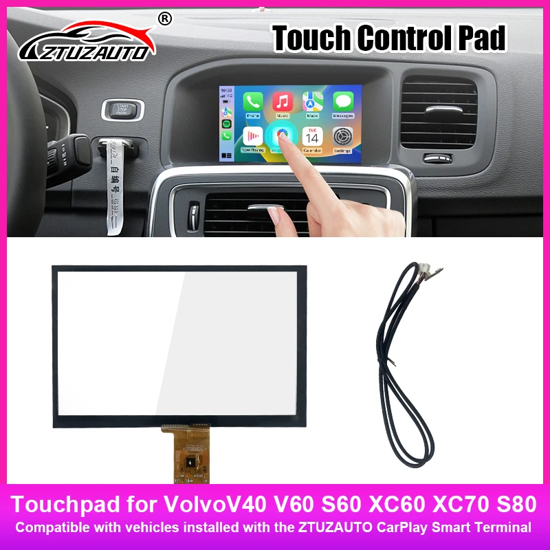 7'' / 5,8'' ZTUZAUTO Touchpad für VolvoV40 V60 S60 XC60 XC70 S80 Funktion hinzufügen Nur für ZTUZAUTO CarPlay Modul funktionieren Image