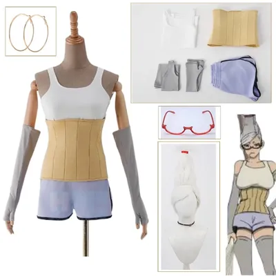 Dandadan Seiko Ayase Oma Seiko Cosplay Kostüm Perücke Santa Dodoria Outfit Brille Roleplay Halloween Image