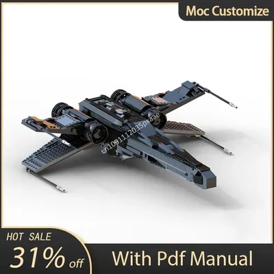 1421 stücke Moc 76139 Dark Wing X-Wing Starfighter Bausteine Kreative Montage Ziegel Spielzeug s Image