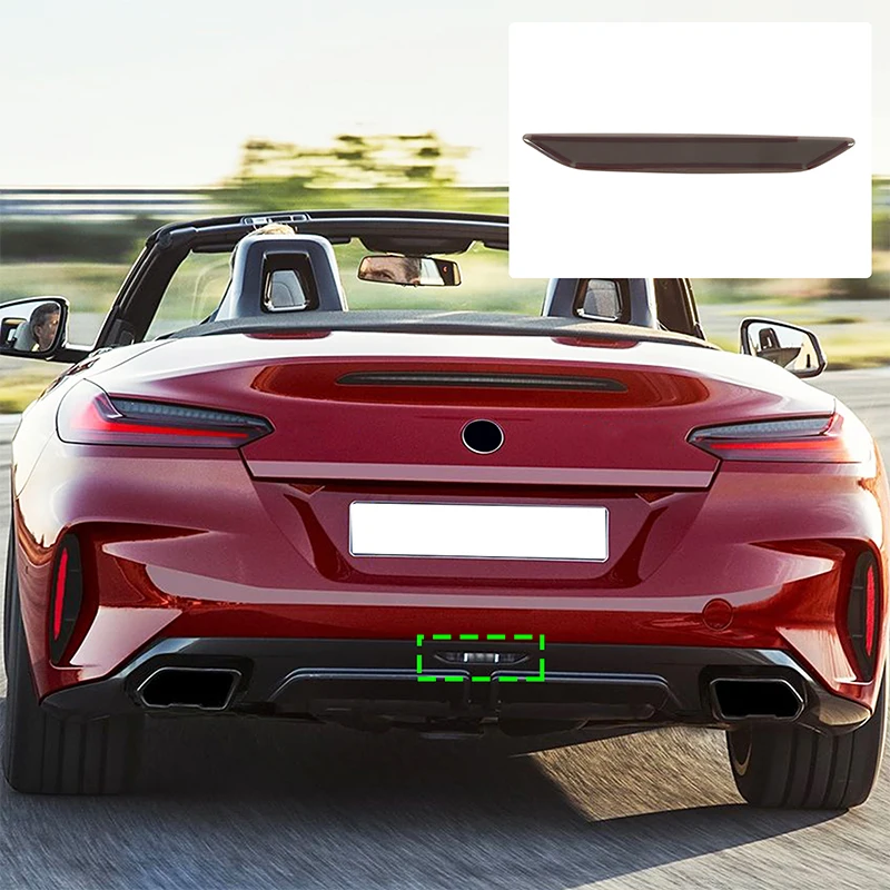 Für BMW Z4 G29 2019-2025 ABS Auto Hinten Stoßstange Bremslicht Abdeckung Trim Lampe Schutzfolie Abdeckung Trim aufkleber Auto Zubehör Image