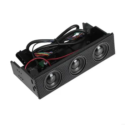 A2BD PC Front Panel Media Dashboard Stereo Surround -Lautsprecher Frontschachtcomputer für Image