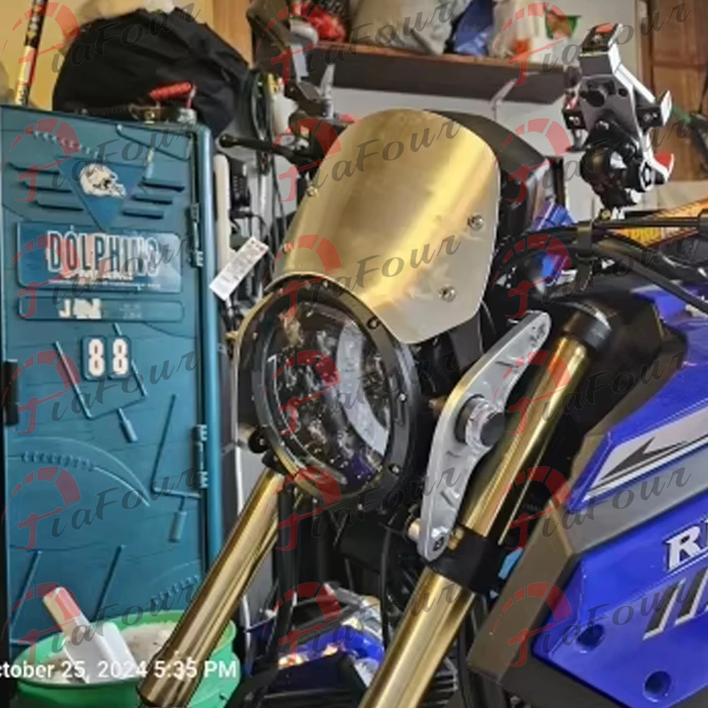 FIT Für Bonneville T100 Bonneville T120 Thruxton 1200 Thruxton 1200R Motorrad Windschutzscheibe Windschutz Deflektor Visier Kit Image