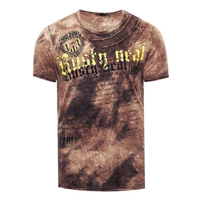Color Tie Dye Batik T-Shirt mit Logo-Print
