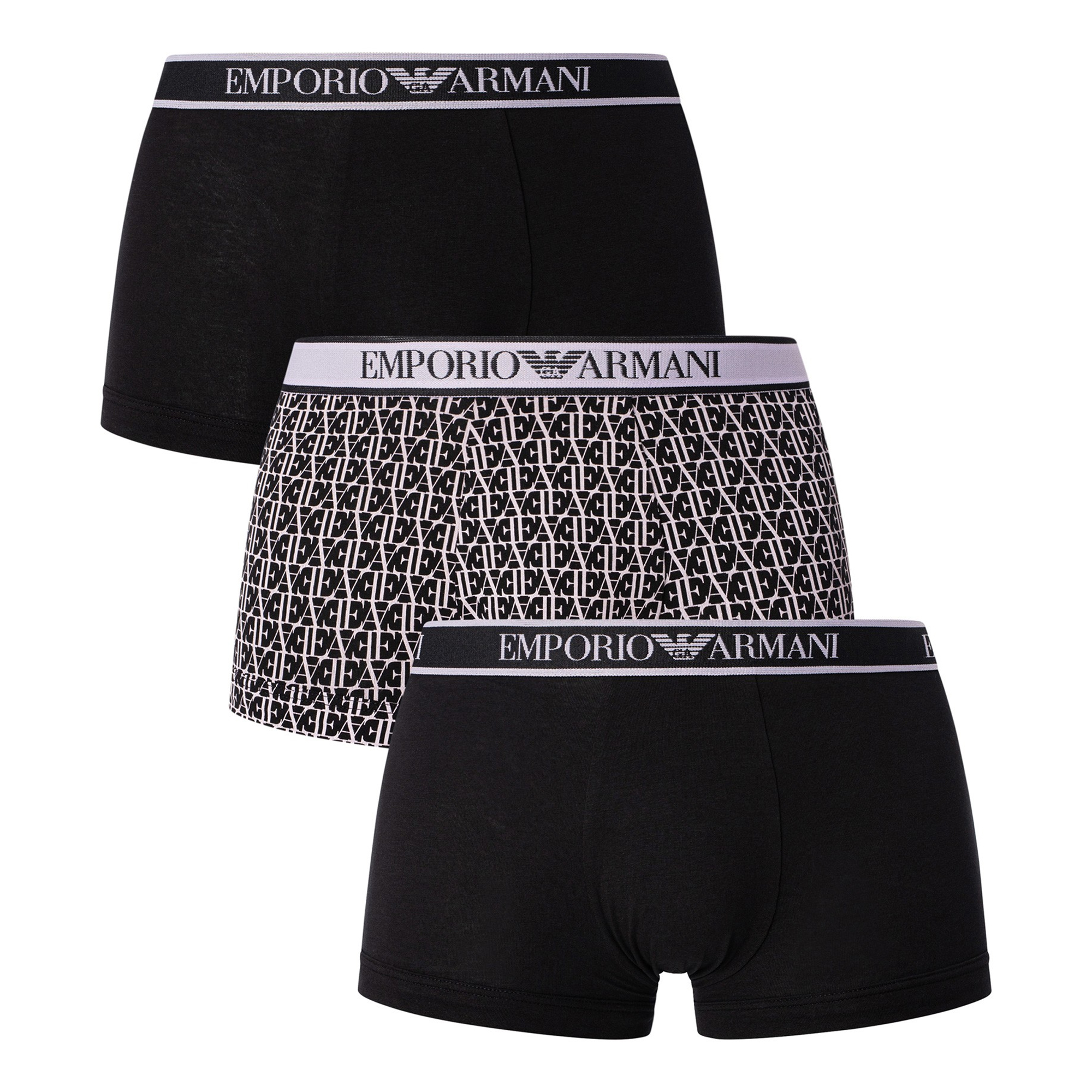 Emporio Armani - Boxershorts für Herren(3er-Pack) (Schwarz) Image