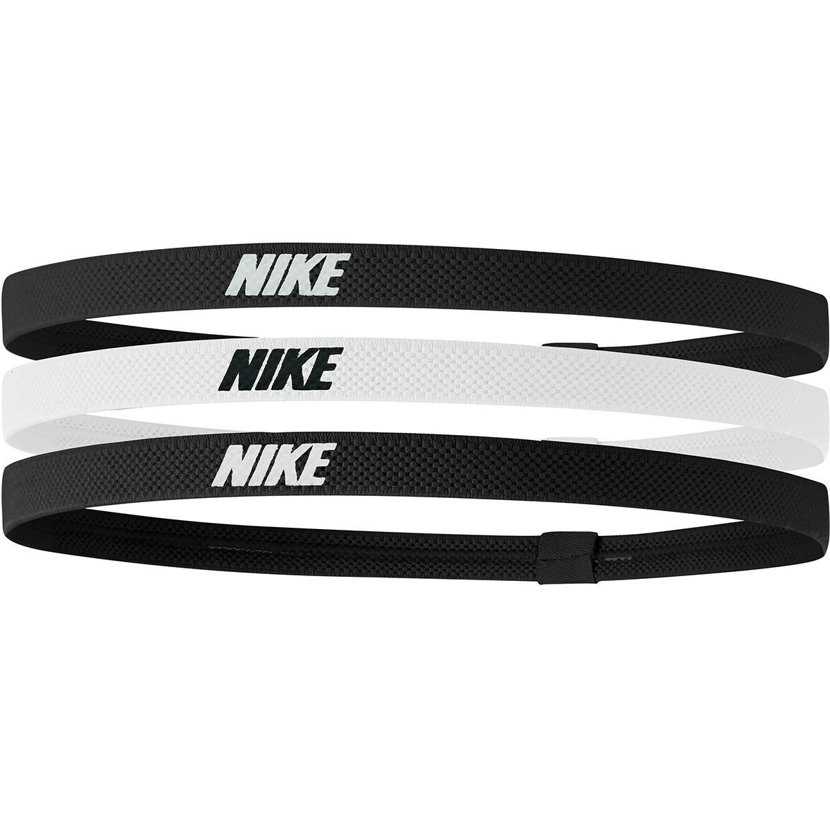 Nike - "Mixed Width" Stirnband (3er-Pack) (Schwarz/Weiß) Image
