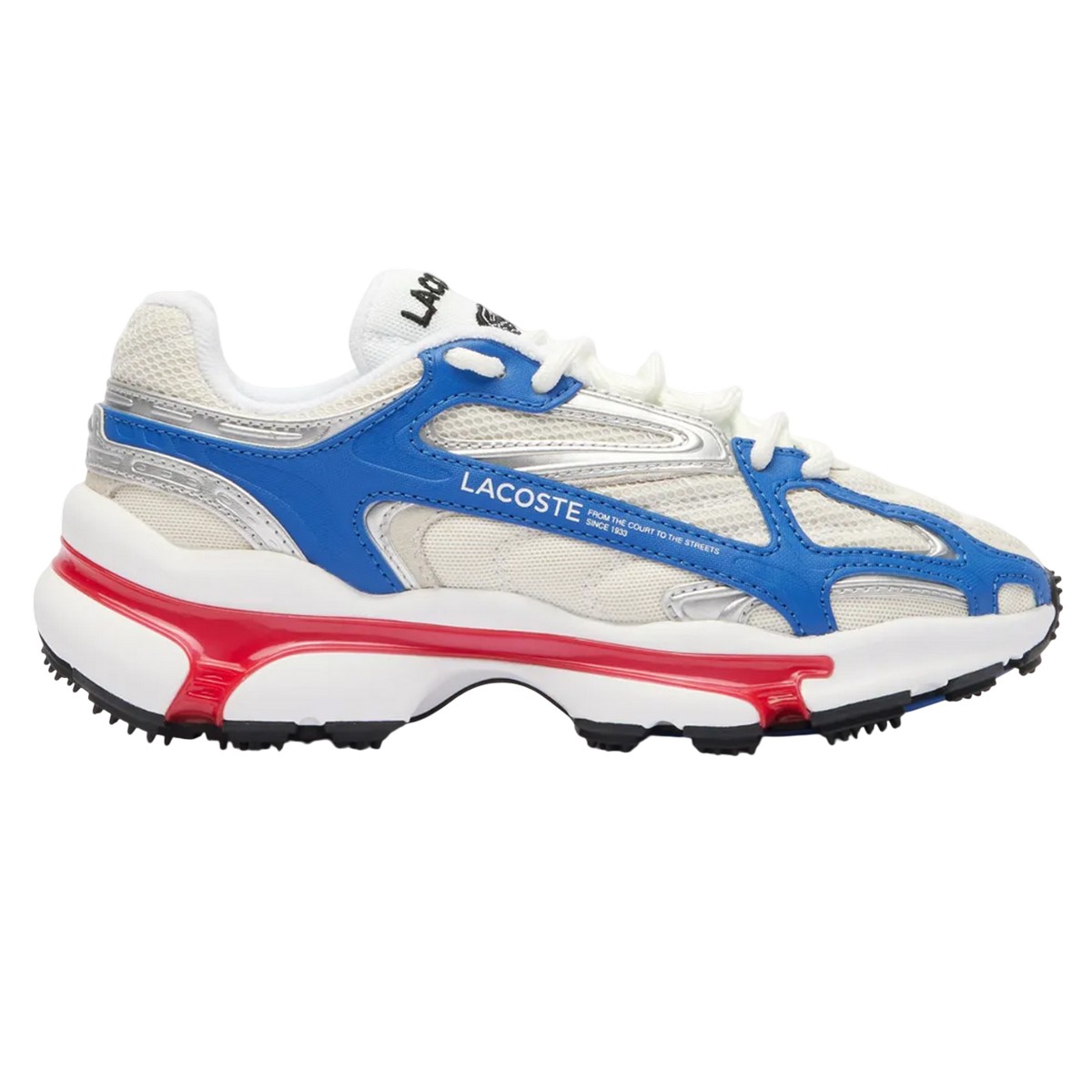 Lacoste - Damen Sneaker "L003 2K24" (Weiß/Rot)