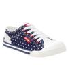 Rocket Dog - Damen Sneaker "Jazzin Spangle" (Rot/Weiß/Marineblau)
