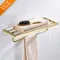 VGX porte-serviettes de salle de bain en or porte-serviettes en acier inoxydable porte-serviettes de bain mobile pliant accessoires de quincaillerie de salle de bain gris