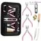 Ewelry Making Pinces Ciseaux Cutter Pinzette Kit d'outils de perles, 8 pièces Bijoux Outils de bricolage Outils Bijoux Outils et accessoires de bijouterie