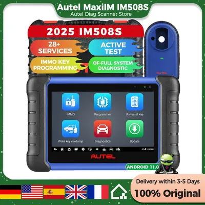 Autel MaxiIM IM508S XP200 Car Key Programming Tool Diagnostic Tool All-in-One Key Programmer OBD2 Scanner Updated of IM508