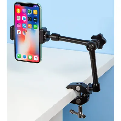 Xiaomi Bracket Desktop Cell Mount Iphone Smartphone with for Clamp Stand Telephone Arm Cellphone