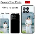 Custodia fotografica personalizzata per Xiaomi POCO X6 X5 X4 X3 M6 M4 M3 F5 F4 Pro Custodia per telefono Personalizza fai da te Cover posteriore in silicone TPU Fundas Coque