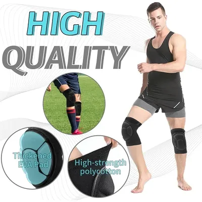 Protective Knee Pads Thicken Sponge Brace Knee Guards Volleyball Extreme Sport For Dancing Anti