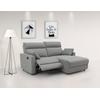 Ecksofa INOSIGN "JENNA, L-Form, 209cm, manuelle u. elektrische Funktion, mit USB A/C", grau (hellgrau), B:209cm H:100,5cm T:163cm, Webstoff 100% Polyester, Sofas, Topseller