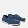 Sneaker TIMBERLAND "GRAFTON BAY LACE UP SHOE", Gr. 41,5, dk blu suede, Leder, sportlich, Schuhe