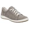Sneaker JOSEF SEIBEL "CAREN 01", Damen, Gr. 41, grau, Leder, sportlich, Schuhe, Freizeitschuh, Halbschuh, Schnürschuh mit gepolstertem Schaftrand