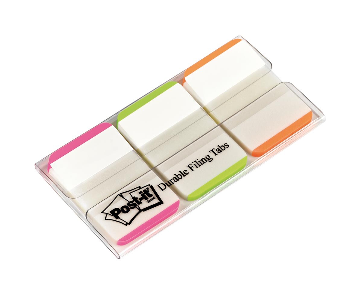 Post-it Index strong 25,4x38mm pink/grün/rot VE=6x3x22 Blatt Image