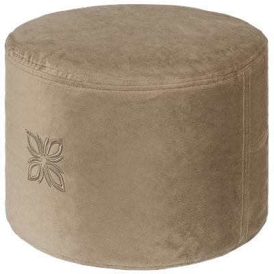 OMNANA CUSHY™ Meditationskissen Velvet 20cm SMOKY BISCUIT