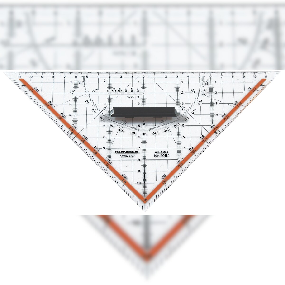 RUMOLD TZ-Dreieck 25cm Acryl transparent Packung mit 10 Stück Image