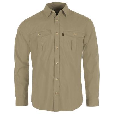 Pinewood - Safari L/S Shirt - Hemd Gr S beige Image