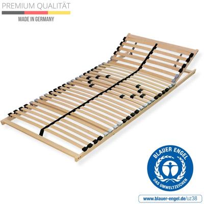 Sleepneo - Hochwertiger Lattenrost 120x200 – Flexibler 7-Zonen-Rahmen aus Buchenholz mit 28 Image
