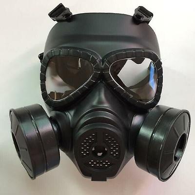 Atemschutzmaske Taktische Schwarze Gasmaske Outdoor Militärstil Schutzmaske - Aiperq Image