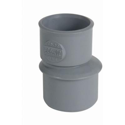Reduzierstück Nicoll außen exzentrisch - Stecker-Stecker - pvc grau - ø 40/32 mm - IH1 Image