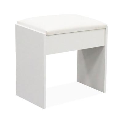 Aga Schminktisch Hocker MRDT14 Mattweiß Image