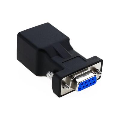 Aougo - RJ45 auf RS232, DB9 Serieller Port, 9-poliger Stecker auf RJ45-Buchse, Cat5e/6 Image