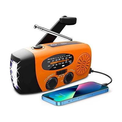 Solar Radio, Tragbar Kurbelradio Dynamo Radio mit AM/FM, Notfall Radio mit Kurbel, 2000mAh Image