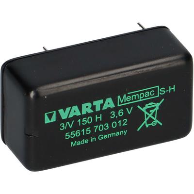 Mempac 3/V150H - 3,6V / 150mAh Print 2/2 ++/-- vkb 55615 703 012 - Varta Image