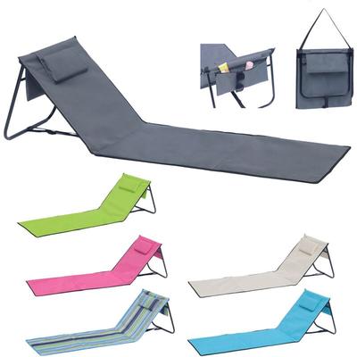 Mojawo - Strandliege Strandmatte faltbar L152xB51xH41cm-MSM05-Limegrün-var Image