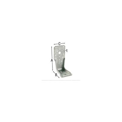 Simpson Strong Tie - Verstärkter Winkel für Holzrahmen simpson - A285xB85xC65 mm - AKR285X3L Image