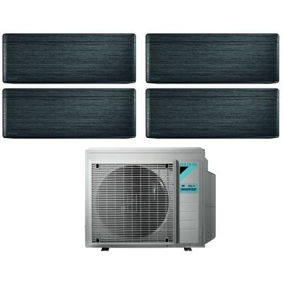 Daikin - Bluevolution Quadri Split Inverter Klimagerät Serie stylish real blackwood 9+9+9+12 mit Image